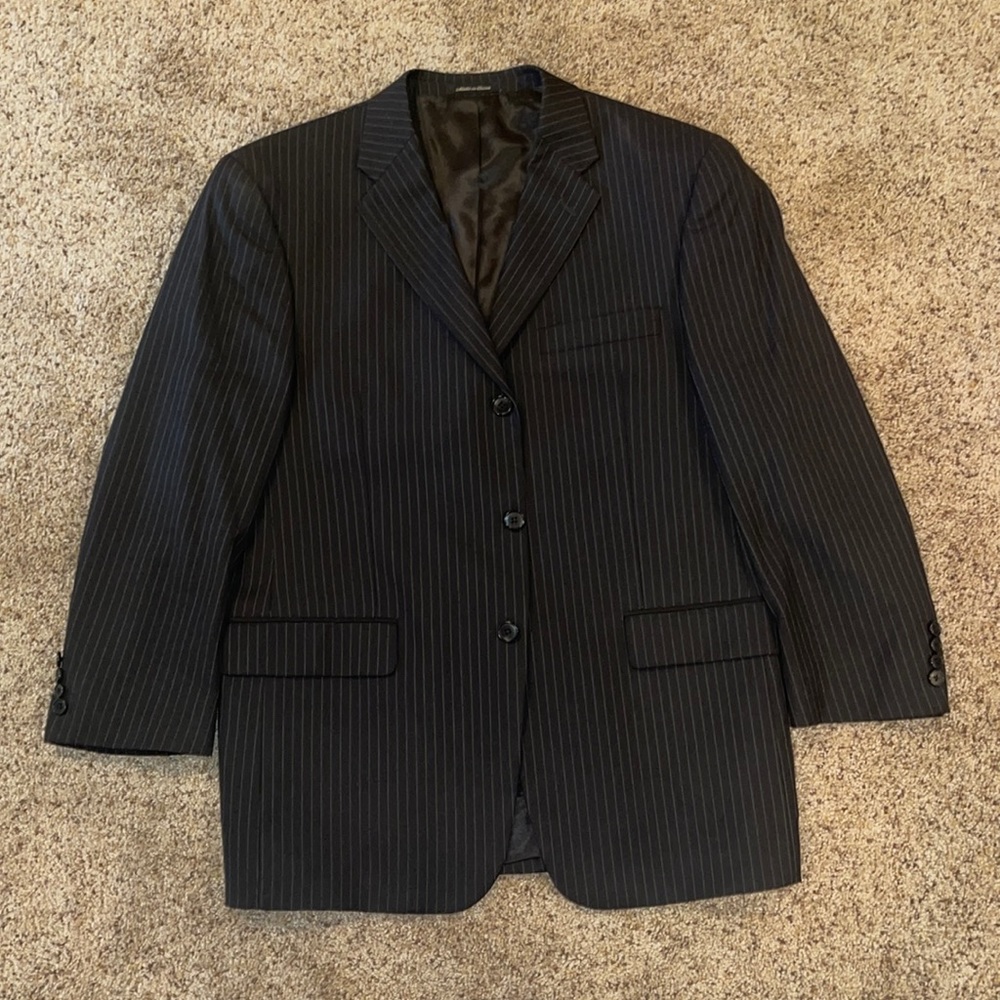 Perry Ellis wool suit